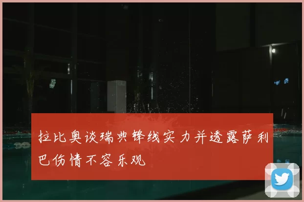 拉比奥谈瑞典锋线实力并透露萨利巴伤情不容乐观