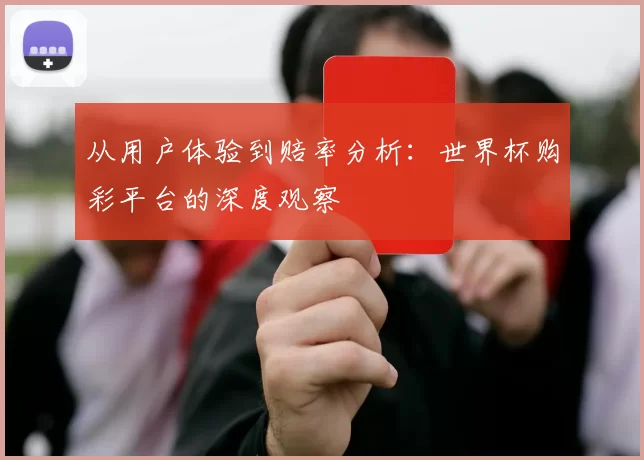 从用户体验到赔率分析：世界杯购彩平台的深度观察