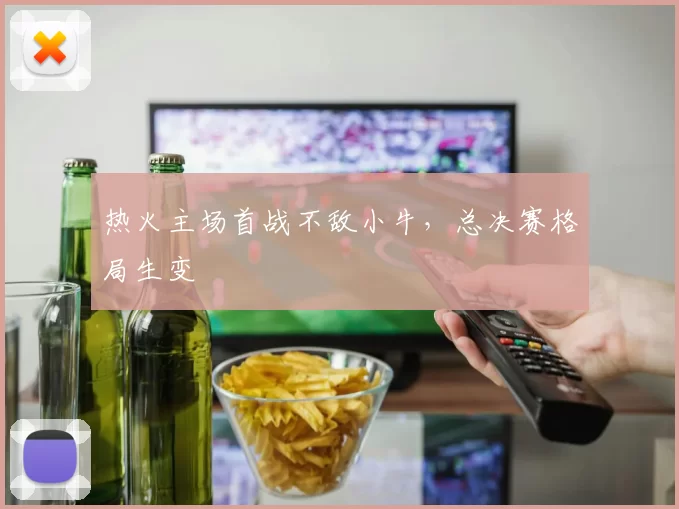 热火主场首战不敌小牛，总决赛格局生变