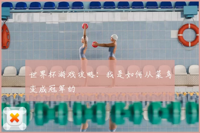 世界杯游戏攻略：我是如何从菜鸟变成冠军的